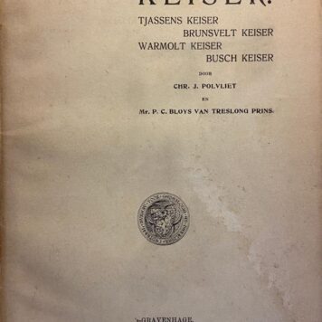 Genealogie Keiser, Tjassens Keiser, Brunsvelt Keiser, Warmolt Keiser, Busch Keiser. 's-Gravenhage 1908, 24 p., geïll.
