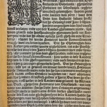 Sententien by den Hove van Hollant ghearresteert jegens Henricus Slatius, ghewesene predicant tot Bleyswijck, Jan Blansaert, Abraham Blansaert ende Willem Parthy, over haerluyder grouwelijcke ende moordadige conspiratie jegens den persoon van (...) den heere Prince van Orangien (...) ghepronuncieert ende gheexecuteert in 's Graven-Haghe den 5-5-1623. Gravenhage, v. Wouw, 1623.