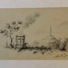 HARVANT, D’ Blaadje uit een album amicorum, getekend M.M. d’Harvant, ca 1820, 1 p., manuscript met tekening “a l’amitié”.