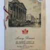 LONDEN, WAPENS VAN DE LIVERY COMPANIES Menu voor het Livery Dinner van de Company of Gold and Silver wyre drawers, Mansion House 1951, 4º, 8 p. gedrukt. Met afb. van alle 79 gildenwapens van de Livery Companies of London.