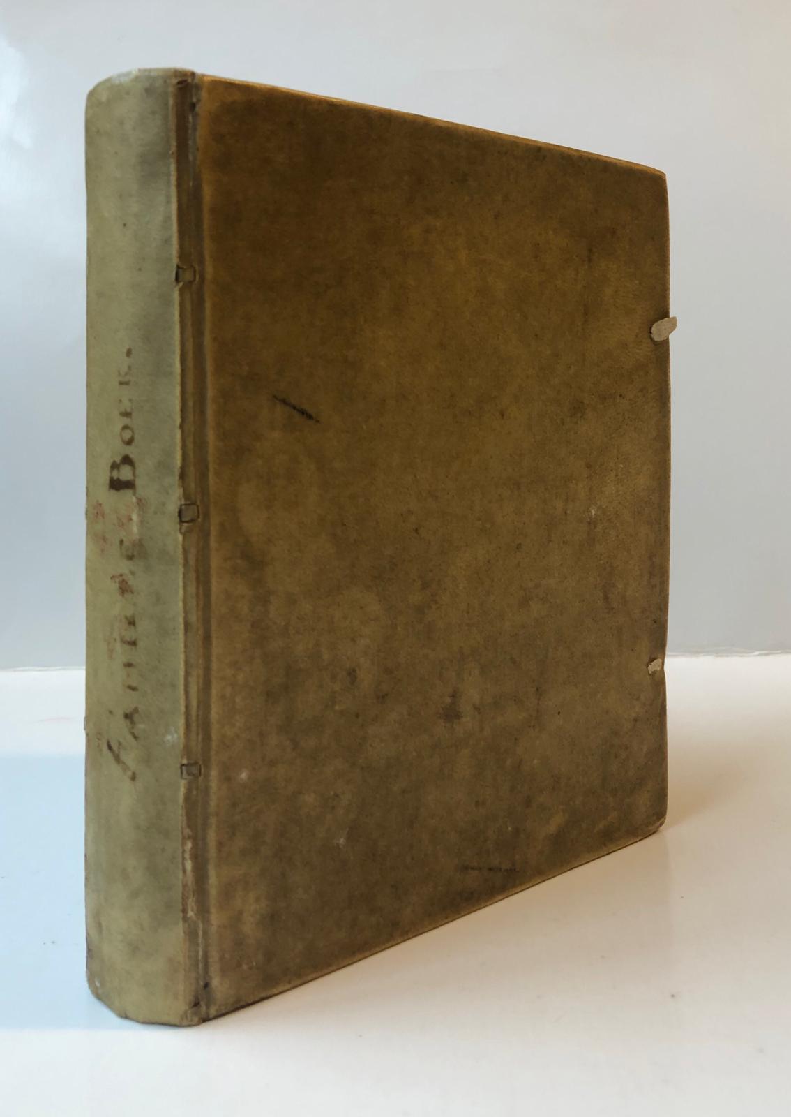  - BERG, RENS, DORDRECHT Familieboek Berg-Rens. Laat 18e- vroeg 19e-eeuws manuscript, ca. 150 p., 4, gebonden in perkamenten band