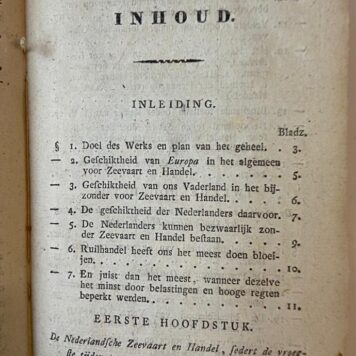 Geschiedenis van Nederlands zeevaart en handel, uitgegeven door de My. tot Nut van 't Algemeen, Amsterdam 1836, 175 pag.