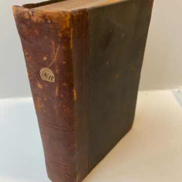 Het koopmans-handboek, Dordrecht, Morks, 1874. Half leren band, 8+659 pag.