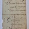 KALLIGRAFIE, VOLDER, KROMMENIE Blad met schoonschrift, getekend H.G. Volder, Krommenie 29 maart 1752. Folio, 1 p.