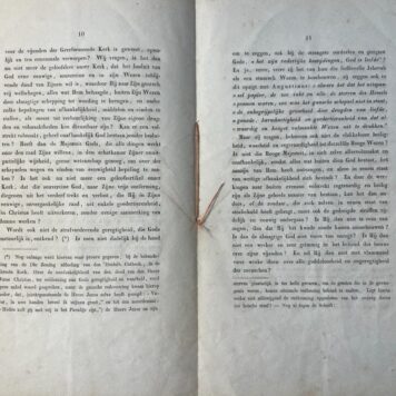 Protest door Eenige Leden der Nederduitsche Hervormde kerk te ’s Gravenhage tegen den Eerwaarden Kerkeraad dier Gemeente, Den Haag, 1853, 19 pp.