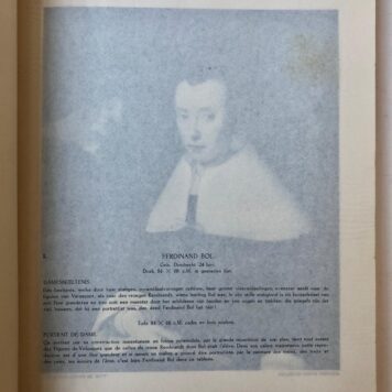 Huys van Johan de Witt. Collectie Dorus Hermsen, Kneuterdijk, 's-Gravenhage. Voordurende tentoonstelling van schilderijen der Oude Hollandsche school, 's-Gravenhage, z.j. geïll. met fraai omslag. Goed exemplaar.