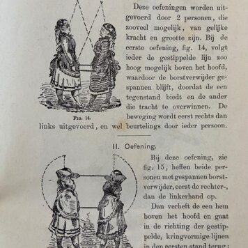 [Sports, gym] De borstverwijder. Een werktuig voor kamer-gymnastiek, ter versterking der spieren, der longen, enz. met eene inleiding over heil-gymnastiek (...) van Dr. R. Weil, Rotterdam [1883] 47 pp. Illustrated. bs on january 19, 1870, revised in 1872, London 1873, 22 pp. Illustrated.