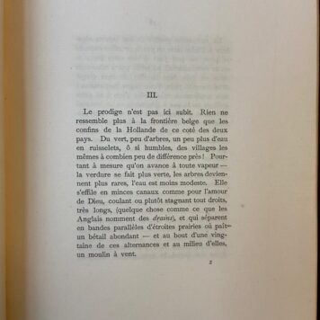 [Travel, Holland] Quinze jours en Hollande. Lettres à un ami, avec un portrait de l’auteur par Ph. Zilcken. Den Haag-Parijs: Blok/Vanier, [1893], 108 pp.