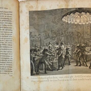 [Bataafsche Republiek/Batavian Republic] Geschiedenis der Staatsregeling voor het Bataafsche volk. Amsterdam, Allart, 1799, 16+605 pp.
