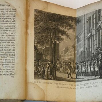 [Bataafsche Republiek/Batavian Republic] Geschiedenis der Staatsregeling voor het Bataafsche volk. Amsterdam, Allart, 1799, 16+605 pp.
