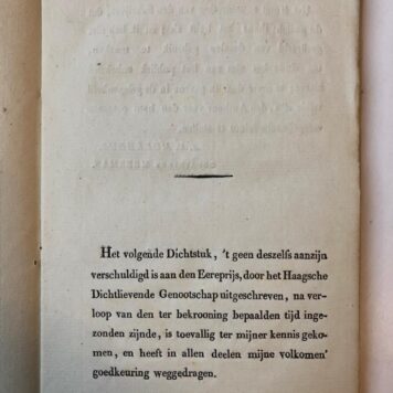[Poem 1819] De letterkundige verdiensten van Mr. Johan Meerman, lofdicht door A.C. Schenk. 's-Gravenhage en Amsterdam, Gebr. van Cleeff, 1819. 8º: 29 p.