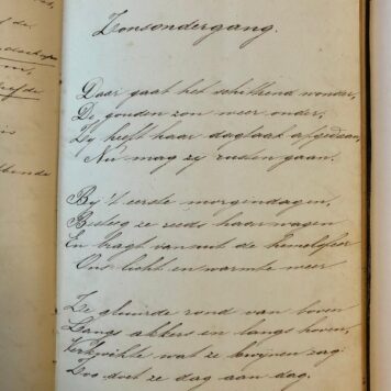 [ALBUM OF VERSES, POESIEALBUM, ES, VAN; ROTTERDAM, MAARSSEN] Poeziealbum van Cor(nelia?) van Es, Rotterdam/Maarssen (school?) 1863-1865, 1 deel.
