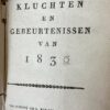 [The Hague] Eerste jaargang van kluchten en gebeurtenissen van 1830, Den Haag, J. van der Ven [1830].