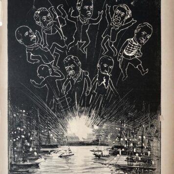 [Original lithograph/lithografie by Johan Braakensiek] De laatste glorie van het scheidend ministerie, 5 Juli 1891, 1 pp.