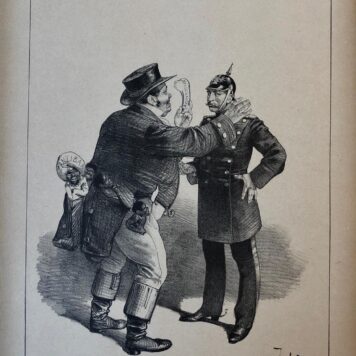 [Original lithograph/lithografie by Johan Braakensiek] Als John Bull iets weggeeft..., 29 Juni 1890, 1 pp.