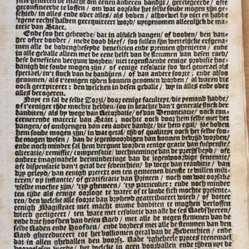 [Venice, Venetië, Pamphlet] Sententie van den Hoogen Raad van de thienen tot Venetien, gepronuncieert tegen Zorzi Corner ende anderen.