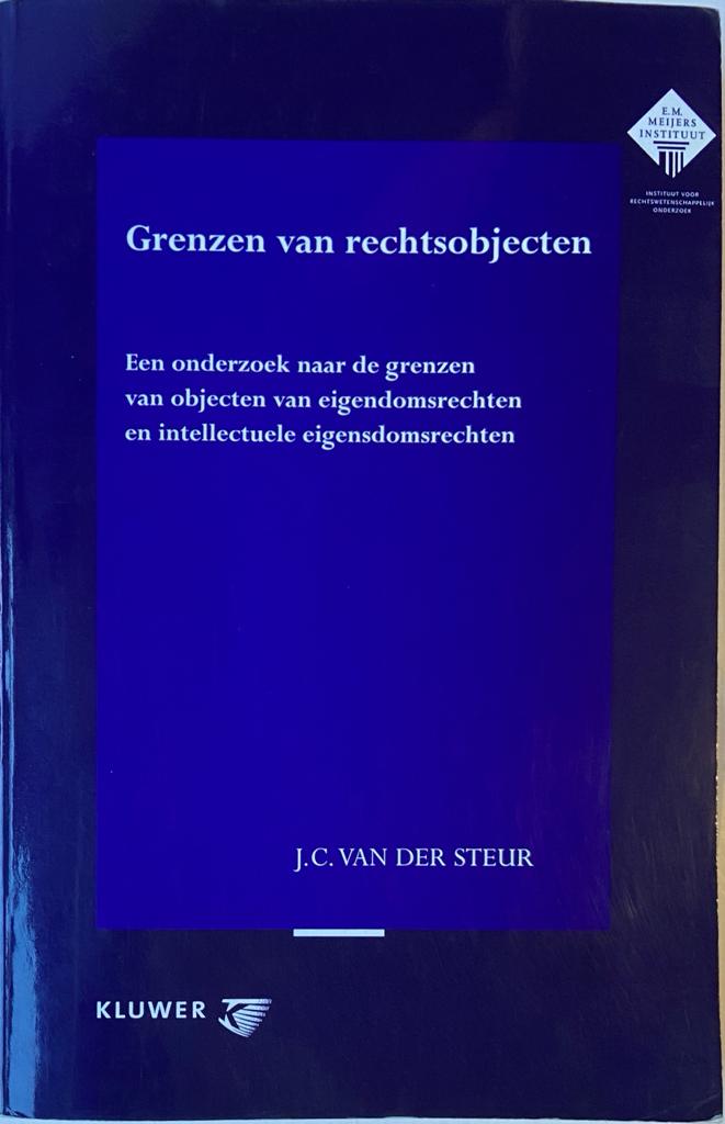 [Dissertation] Grenzen van rechtsobjecten. Een onderzoek naar de grenzen van objecten van eigendomsrechten en intellectuele eigendomsrechten, Kluwer 2003, 364 pp.