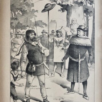 [Original lithograph/lithografie by Johan Braakensiek] Een nieuwe Gessler, 30 Juni 1889, 1 pp.