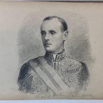 [Drawings, sketch book 1890] ZANDVOORT Schetsboek van N.N. met een aantal schetsen van dorpsgezichten in Zandvoort, 1890, 1 stuk.