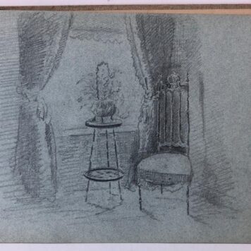 [Drawings, sketch book 1890] ZANDVOORT Schetsboek van N.N. met een aantal schetsen van dorpsgezichten in Zandvoort, 1890, 1 stuk.