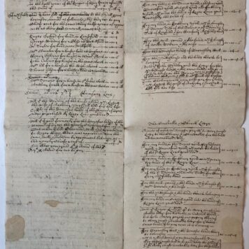 [Manuscript 1682, England, Verenigd Koninkrijk, Bromesgrove] `Chief rents and poor church and constables leveyes for my lands in Bromesgrove', 1682. Folio, manuscript, 3 p.