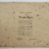 [CALLIGRAPHY 1687, KEMP, VAN DER HEY, KALLIGRAFIE] Gekalligrafeerd blaadje met `Verjaargroet aan Willem Kemp', getekend `Van der Hey' en `oud 37 jaren den 13 september 1687', 14x20 cm.