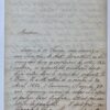 [Manuscript 1853, theology] Brief van de predikant Monastier, d.d. Payerne 1853, manuscript, 8°, 3 p.