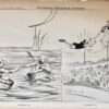 [Original lithograph/lithografie by Johan Braakensiek] Internationale Watersport en Luchtsport, 12 Juni 1892, 1 pp.