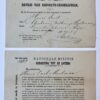 [Official documents before 1900] Vijf stukken betr. leden van het geslacht Meulman, 19e eeuws. Manuscripten, 5 p.