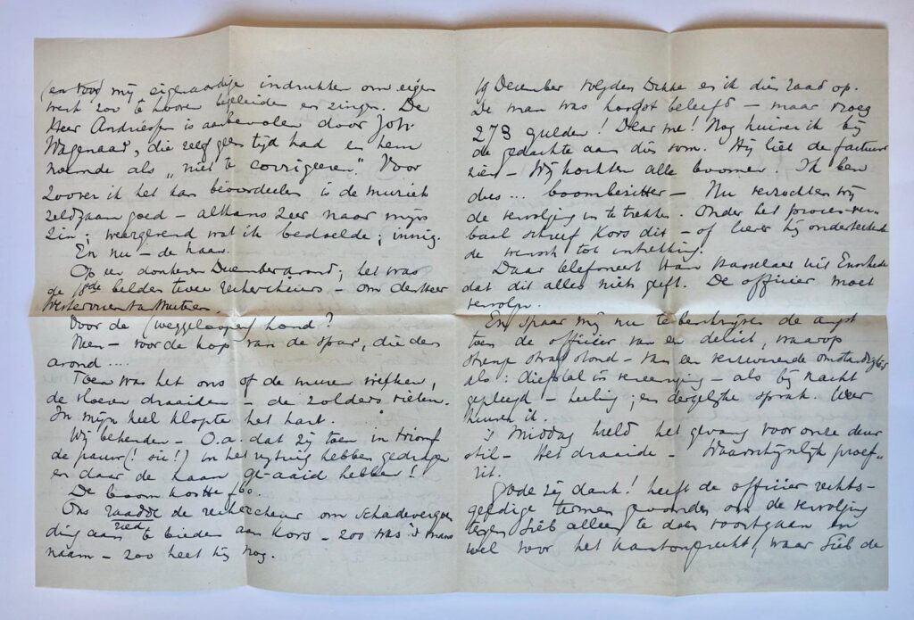 [Manuscripts 1912] Drie brieven van H.B.F. Westerouen van Meeteren aan zijn vriend Joh. van der Spek, 1911-1912, manuscript. Adres: Spaarne 61 te Haarlem