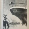 [Original lithograph/lithografie by Johan Braakensiek] Serenade gezongen door Mr. N. A. Calisch bij het vertrek van Mr. S. van Houten, 8 Augustus 1897, 1 pp.