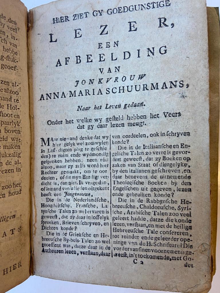's Werelts begin, midden, eynde, beslooten in den trou-ring, met den proef-steen van den selven. Amsterdam, Erve Hendrik van der Putte, [ca 1765], 42+673+3 pp.