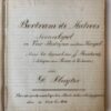 [Manuscript 1850, Theatre] Bertram de matroos. Tooneelspel in 4 bedrijven naar het Fransch van J. Bouchardy, door D. Sluijter, voor de eerste maal op den Stads-Schouwburg opgevoerd den 12 October 1850. Manuscript, 156 p, 4°, gebonden.