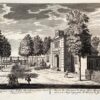 Original etching and engraving/Antique print/originele ets en gravure/prent: De lustplaets vande Mr. Jan Straalman gelegen aan de Ringdijk bij 't Regthuis/Maison de Plaisance de Monsr. Jean Straalman situee a la Ring dique pres la maison de Justice.