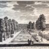 Original etching and engraving/Antique print/originele ets en gravure/prent: Straalmans agterste Vijver, ziende over het land na (1) Diemen/Vue de Straalman du cote du Rivier & des prez vers Diemen.