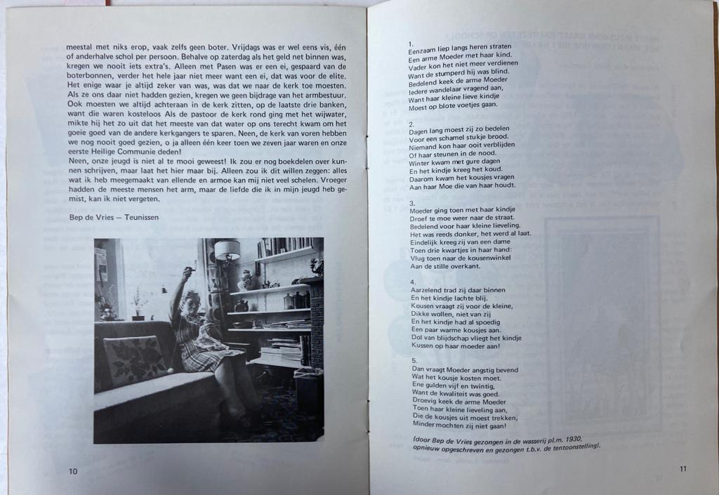 [Exhibition catalogue Gemeentemuseum 1978] Het leven van een Haagse arbeider, ['s-Gravenhage] : Haags Gemeentemuseum, 1978, 16 pp.