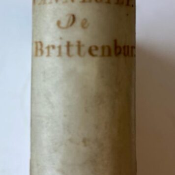 Dissertatio de Brittenburgo, matribus Brittis, Britannica herba, Brittia Procopio memorata, Britannorumque antiquissimis per Galliam et Germaniam sedibus. Huic accedunt ejusdem notae atque observationes ad Abrahami Muntingii v.c. dissertationem historico-medicam De vera antiquorum herba Britannica. Ad Gerardum van Loon historicum eximium, Hagae-Comitum ('s Gravenhage) Petrum de Hondt 1734, [14]+179+[43] pp.