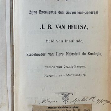 Memorandum V (1876-1908), VI (1876-1908), VII (1907-1910); Ambtelyk testament (1863-1903). 4 banden in groen linnen met o.a. deze teksten op het voorplat.
