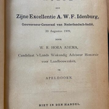 Memorandum V (1876-1908), VI (1876-1908), VII (1907-1910); Ambtelyk testament (1863-1903). 4 banden in groen linnen met o.a. deze teksten op het voorplat.