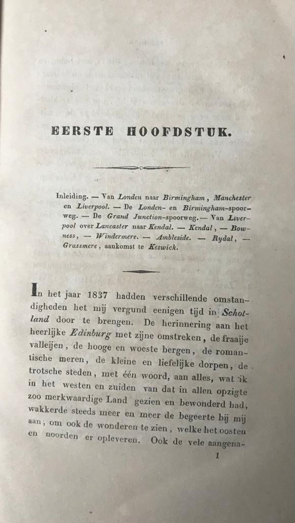 Tweede reistogtje door een gedeelte van Schotland en deszelfs hooglanden. Amsterdam, Beijerinck, 1841, 8+223 pp.