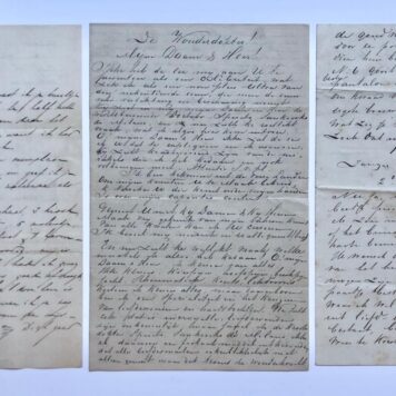 [Manuscripts, Poetry, 1870] Cahier met ingeschreven verzen, ca. 1870, ca. 30 pag., 4° manuscript.