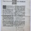 [Pamphlet 1797, GRONINGEN] ‘Vryheid Gelykheid’. Publicatie van Ged. Representanten van het volk van de stad Groningen en Ommelanden dd. Groningen 13-3-1797 betr. tolheffing op de provinciale trekwegen in de drie kwartieren. 1 blad, plano, gedrukt.