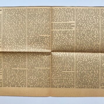 [Newspaper reviews, Verwey 1935] Drie uitvoerige krantenartikelen uit 1935 over Albert Verwey, o.a. betr. 70e- verjaardag.