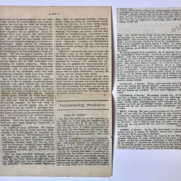 [Printed publications 1845] Een zestal publicaties door of over J.J. Rochussen. Gedrukt, deels extracten uit een grotere publicatie, 1845-1871.