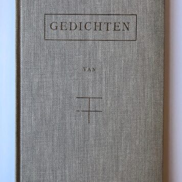 [Poetry, printed document 1941] ‘Gedichten van T.’, Den Haag 1924, Gedrukt boekje van 56 pag. op Oud-Hollands papier. Met aant. in handschrift dat de auteur Johanna Frederika Taunay is.
