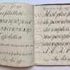 [Caligraphy, Manusript, 1829] Twee cahiers met kalligrafisch schrift, a- van Antje Smits, Gouderak 1820 en b- van Maria Johanna Smits, Moordrecht 1829, 4°, ca. 80 pag.