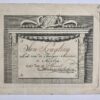 [Diploma Haarlem, 1787] Lidmaatschaps-diploma voor Jan Kragting van de Burger-societeit (burgersocieteit) te Haarlem, 1787. Getekend Abraham Vos Jacobsz, secretaris. Deels gedrukt, 1 pag.