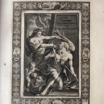 [Painters, Art history, 1729] De levensbeschryvingen der Nederlandsche konst-schilders en konst-schilderessen, met een uytbreyding over de schilder-konst der ouden, deel 1 t/m 3. Gravenhage, Bouquet e.a., 1729, 4°, (16)+412+412+446 pp.