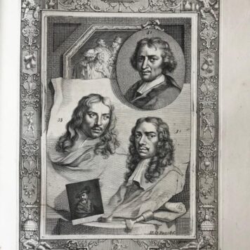 [Painters, Art history, 1729] De levensbeschryvingen der Nederlandsche konst-schilders en konst-schilderessen, met een uytbreyding over de schilder-konst der ouden, deel 1 t/m 3. Gravenhage, Bouquet e.a., 1729, 4°, (16)+412+412+446 pp.