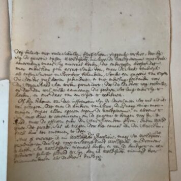 [Manuscript 1742, legal, inheritance] Brief van Jacob Gilles, d.d. 's-Gravenhage 1742, manuscript, 4o, 6 pag.